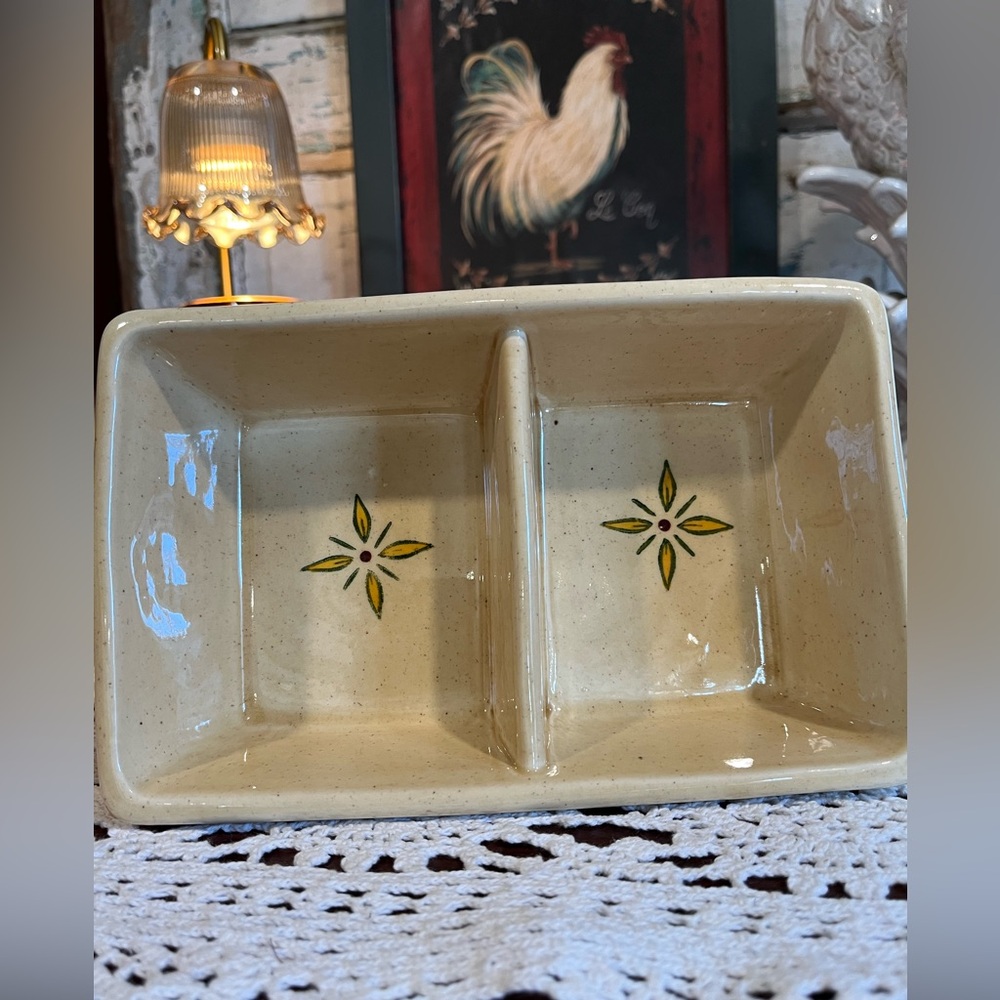 Rooster Vintage METLOX Poppytrail Dish - Picture 4 of 16
